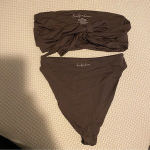 437 swim bandeau and audrey II bikini bottoms